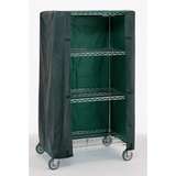 Cart Cover 24 x 24 x 62" 14mil Shield Blk/Green Vinyl ESD redirect to product page